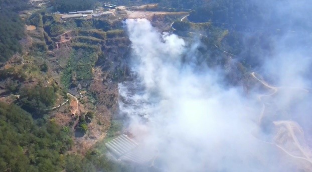 Cháy Bãi rác Cam Ly