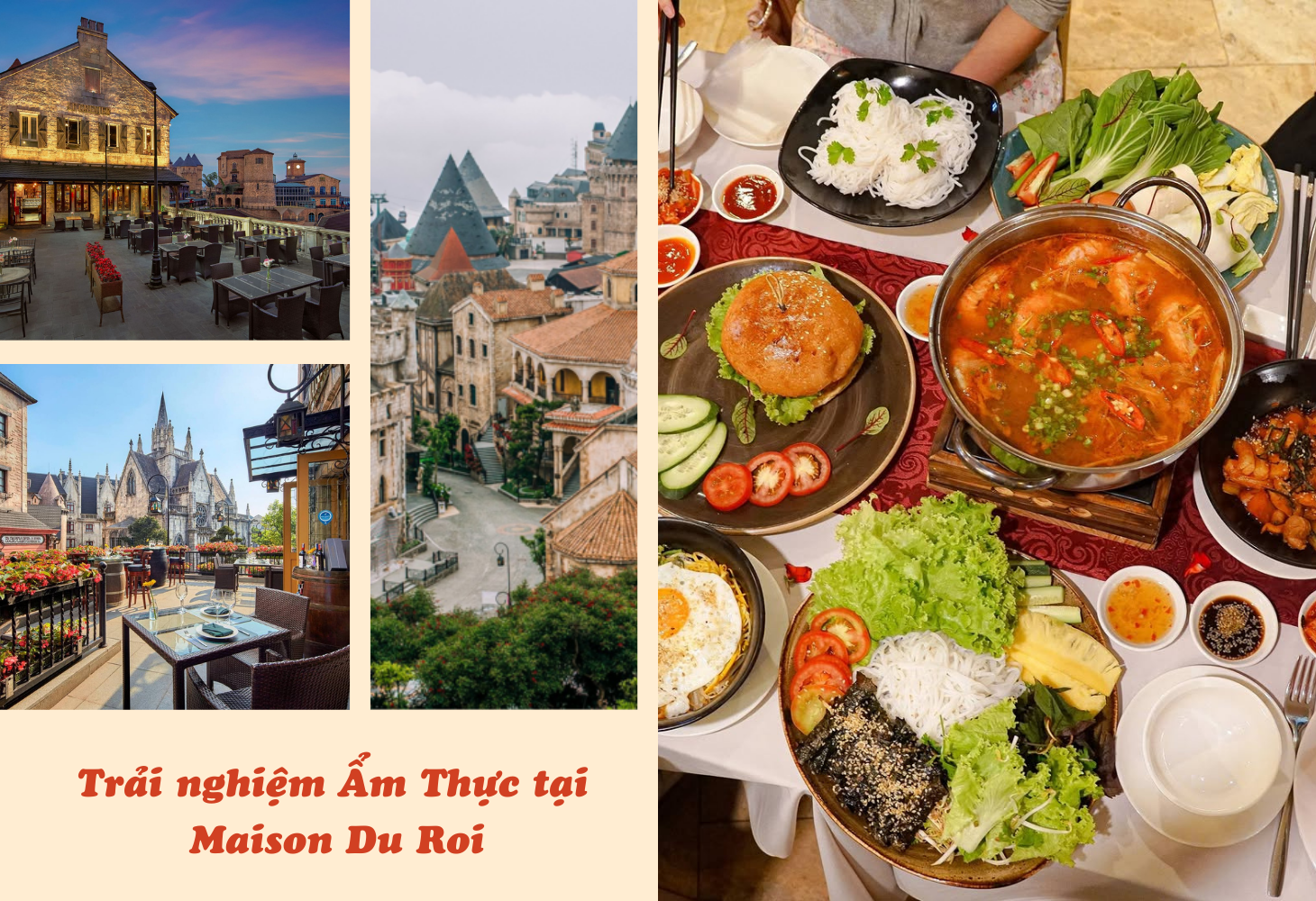 Ẩm thực Maison Du Roi 