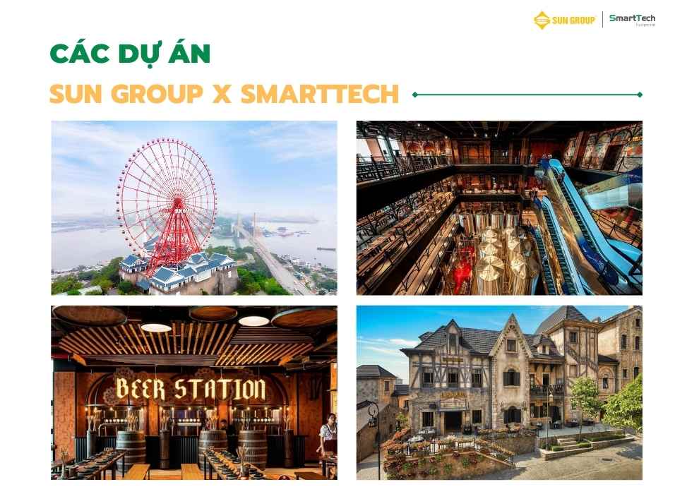 Các dự án của Sun Group đã được SmartTech cung cấp Hệ thống chữa cháy khu bếp Swastik Synergy